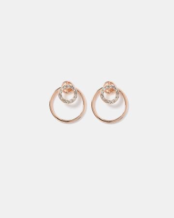 Front-Back Circle Earrings
