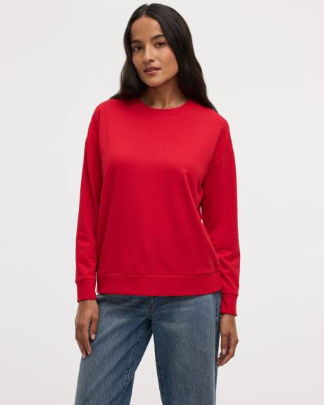 Long-Sleeve Crew-Neck Sweatshirt - R Essentials