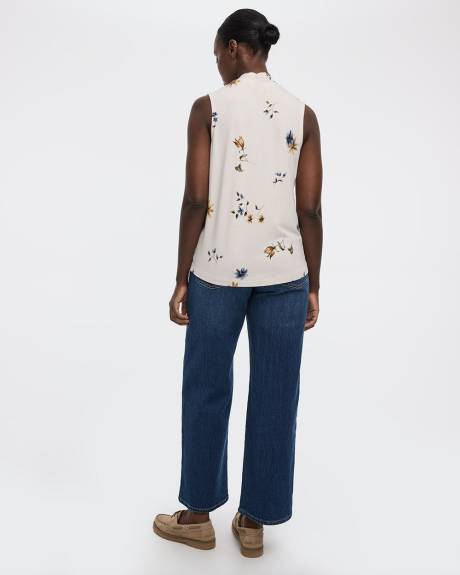 Haut sans manches à col V