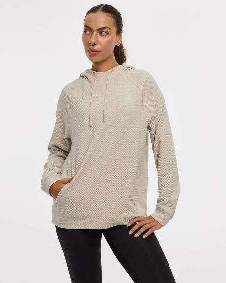 Hooded Jacquard Tunic - Hyba