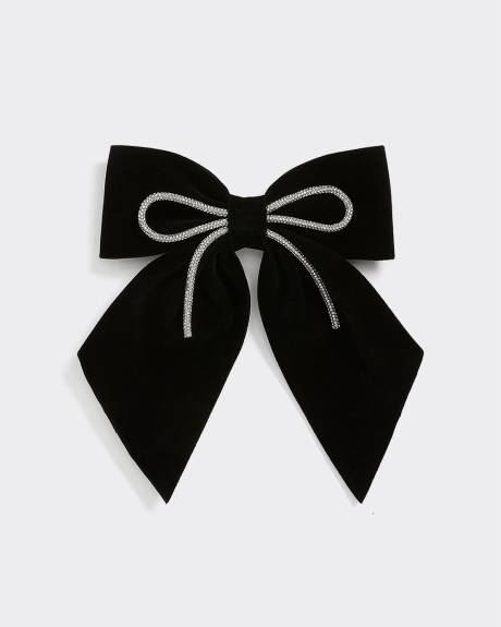 Hair Clip with Velvet Bow
