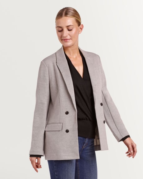 Open Double Breasted Blazer