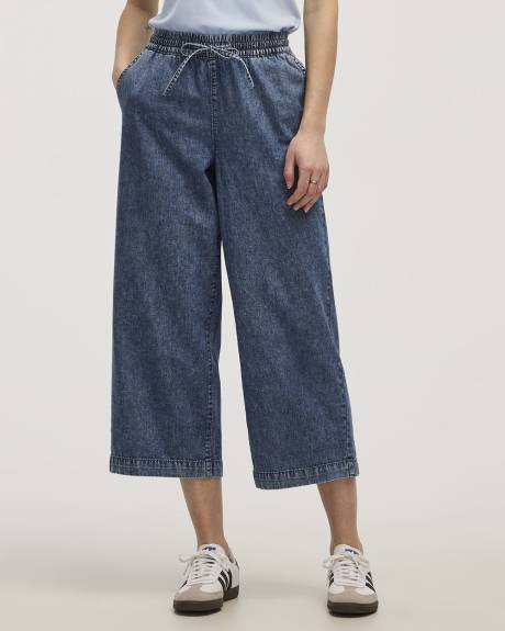 Pantalon capri en denim