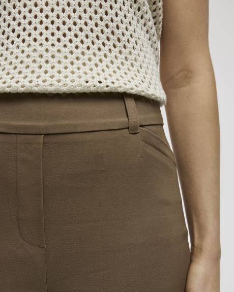 Slim-Leg High-Rise Capri Pants - The Iconic (R)