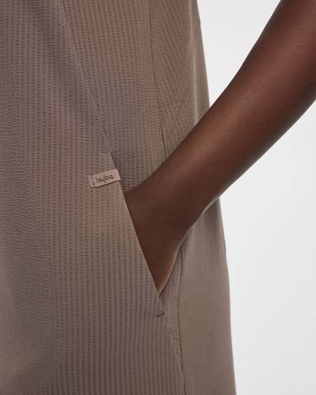 Robe midi texturée sans manches - Hyba