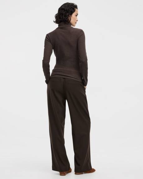 Long-Sleeve Turtleneck Top