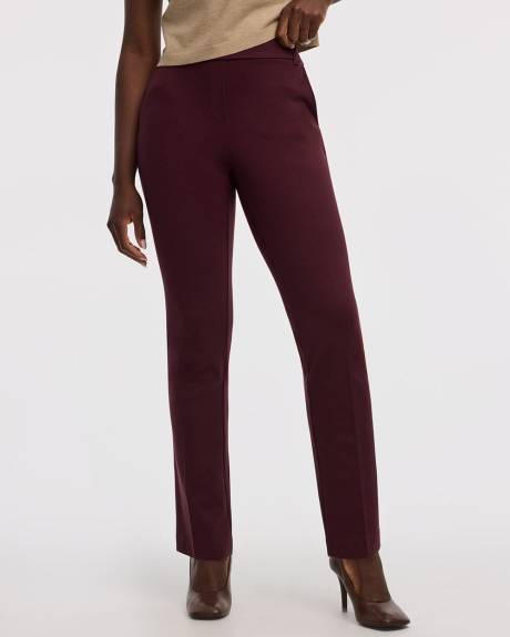 Pantalon à taille haute et jambe droite - Le Stretch Moderne (MD) - Petite