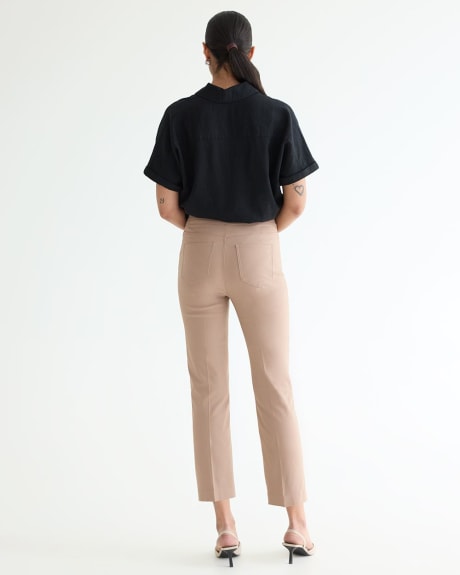 Cropped Straight-Leg High-Rise Pants - The Iconic - Petite