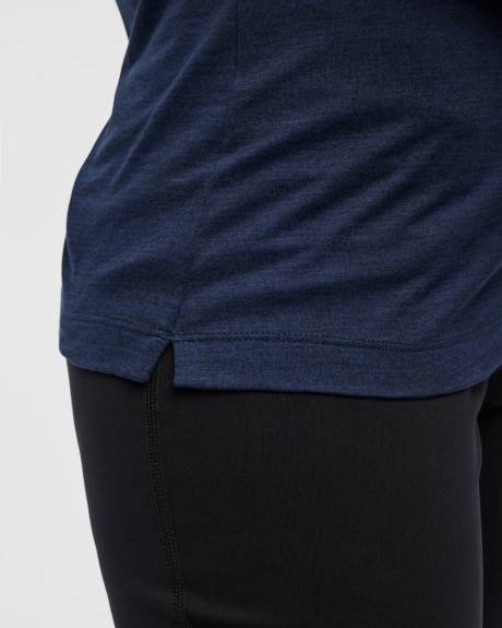 T-shirt à col rond et manches longues - DRY-LUX (MD) Hyba Essentiels