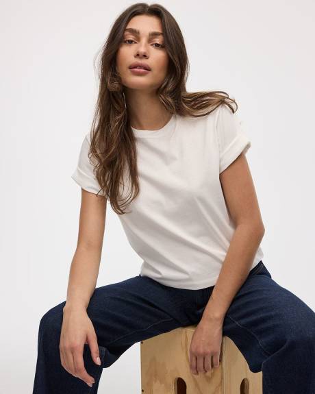 T-shirt ample à col rond