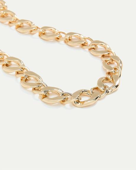 Short Curb-Chain Necklace