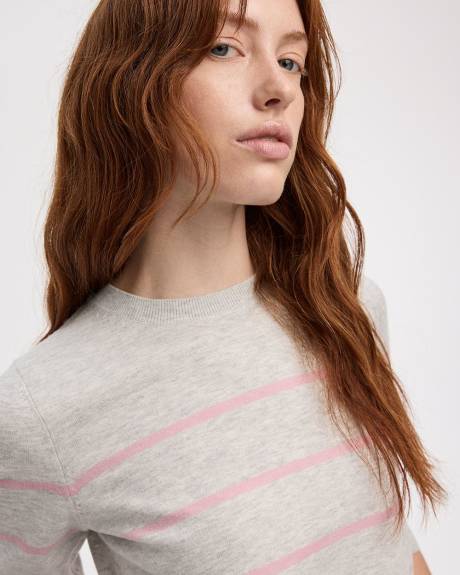 Striped Long-Sleeve Pullover - R Essentials