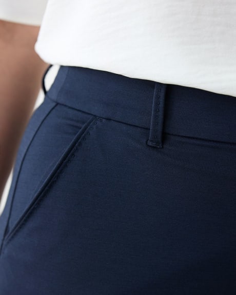 Pantalon à taille haute et jambe étroite - Le Stretch Classique - Coupe Courbes