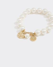 Pearl Bracelet with Charms