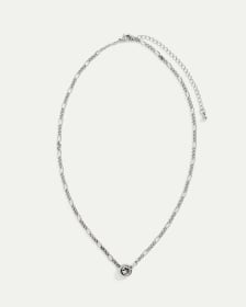 Figaro Chain Necklace with Pendant