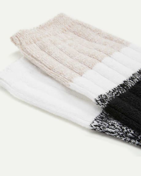 2-Pack Marled Winter Socks