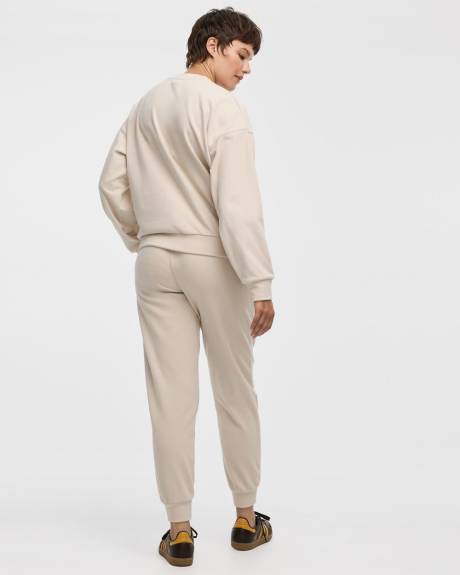 Long-Sleeve Crew-Neck Polar Fleece Sweater - Hyba