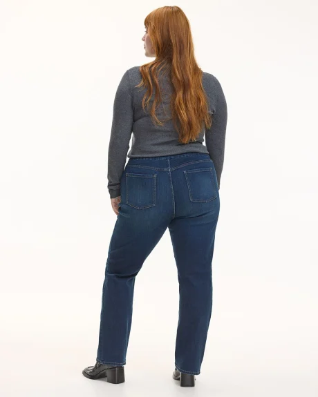 Straight-Leg Mid-Rise Jean - The Comfort