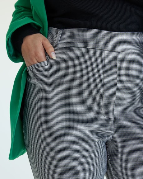 Pantalon cheville taille haute avec jambe étroite, L'Iconique - Long