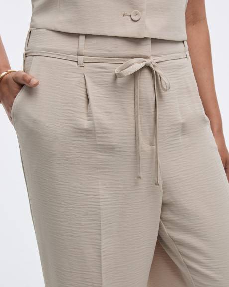 Pantalon à jambe large en tissu Airflow