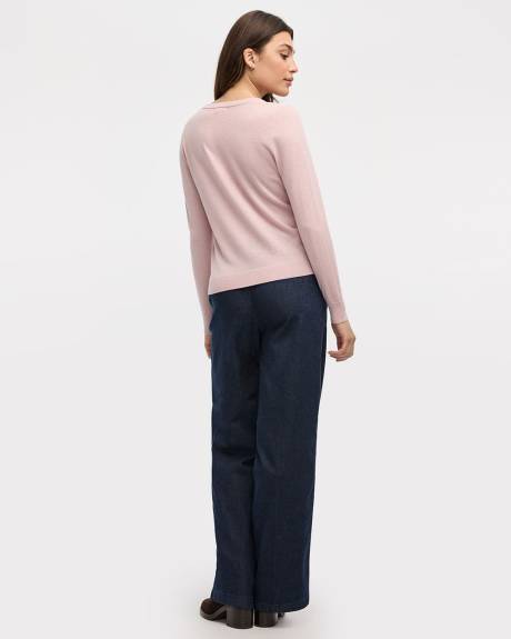 Crew-Neck Cardigan - R Essentials