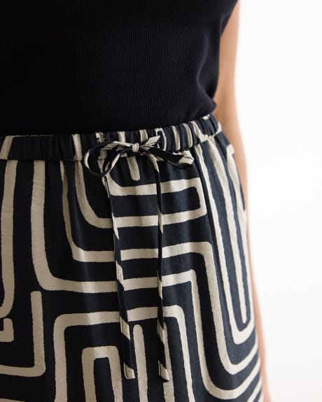 Midi Skirt with Side Slit