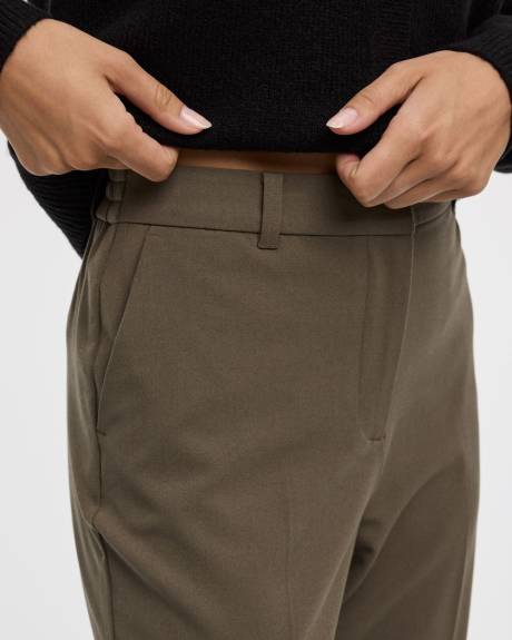 Tapered-Leg High-Rise Pant - The Timeless