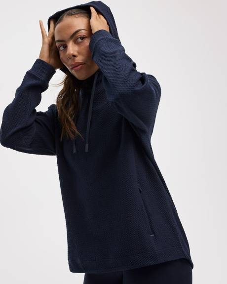 Hooded Jacquard Tunic - Hyba