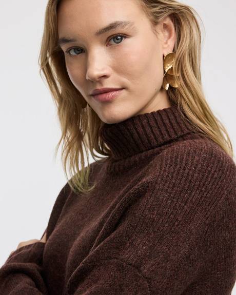 Pull &agrave; manches longues et col roul&eacute;