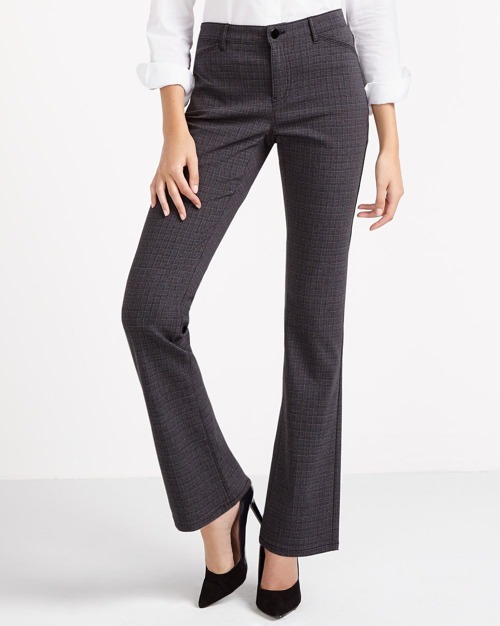 Boot Cut Exact Stretch Pants with Pattern | Women | Reitmans