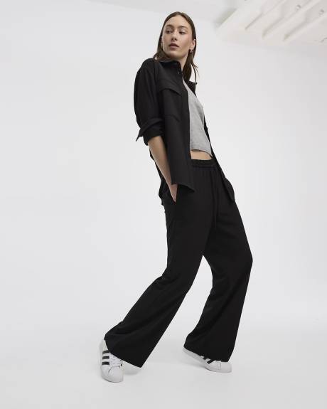 Wide-Leg High-Rise Pull-On Pant - The Timeless - Tall