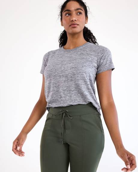 T-shirt à col rond et manches courtes - DRY-LUX (MD) Hyba Essentiels