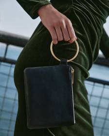 Faux Leather Card Holder