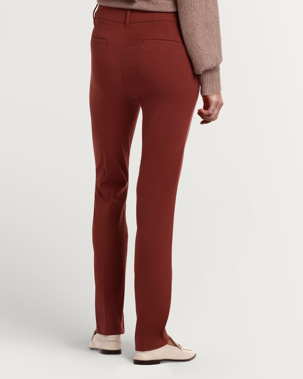 High Rise Textured Straight Leg Pant The Iconic