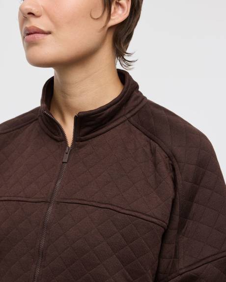 Quilted Jacquard Jacket - Hyba