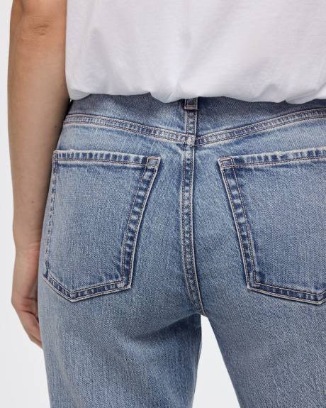 Jean à jambe droite et taille mi-haute - Le Classique - Petite