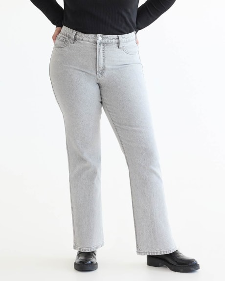 Straight-Leg Mid-Rise Jean