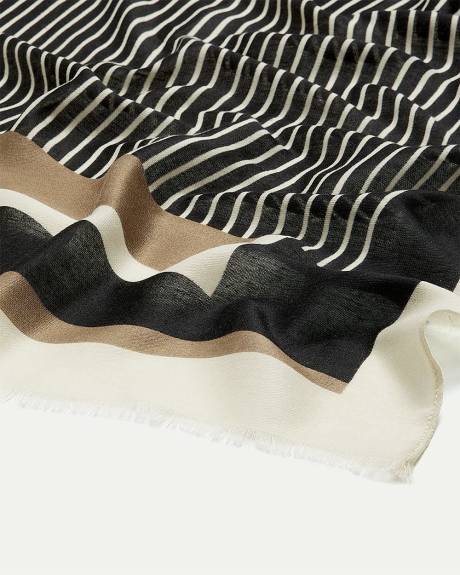 Foulard à rayures