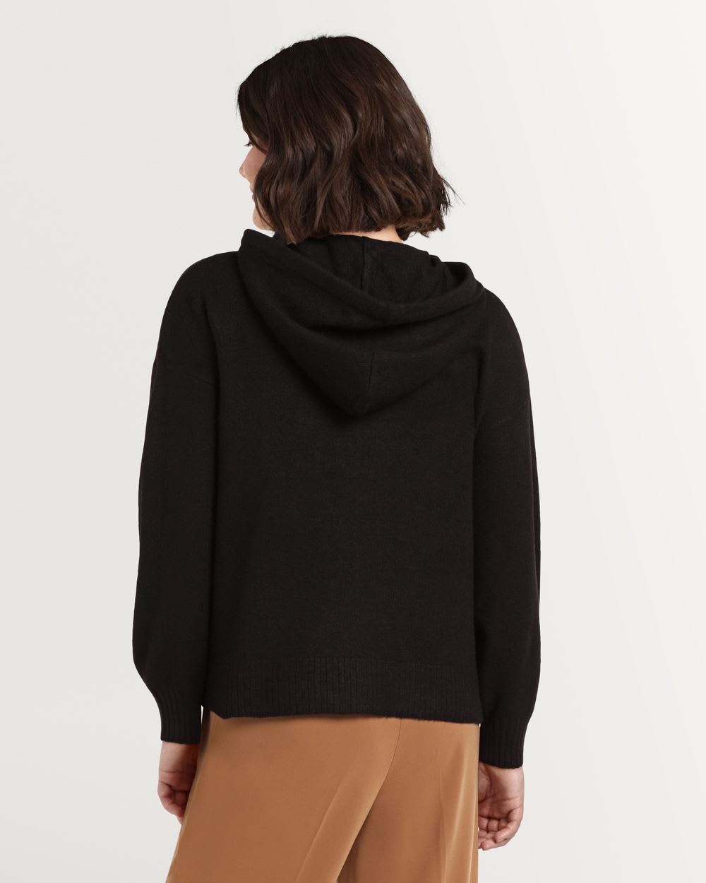 Hooded Drawstring Pullover - Petite