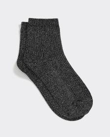 Bas cheville en coton scintillant