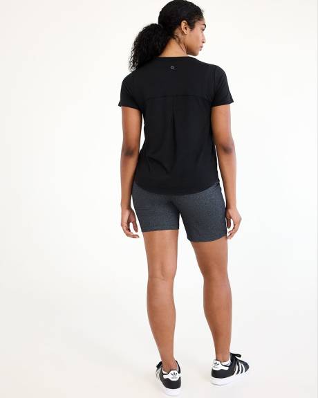 T-shirt à col rond et manches courtes - DRY-LUX (MD) Hyba Essentiels