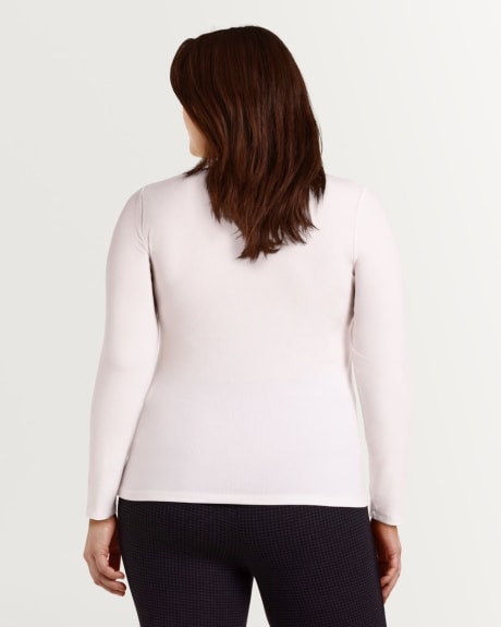 Ribbed Long Sleeve Crew Neck Top R Essentials