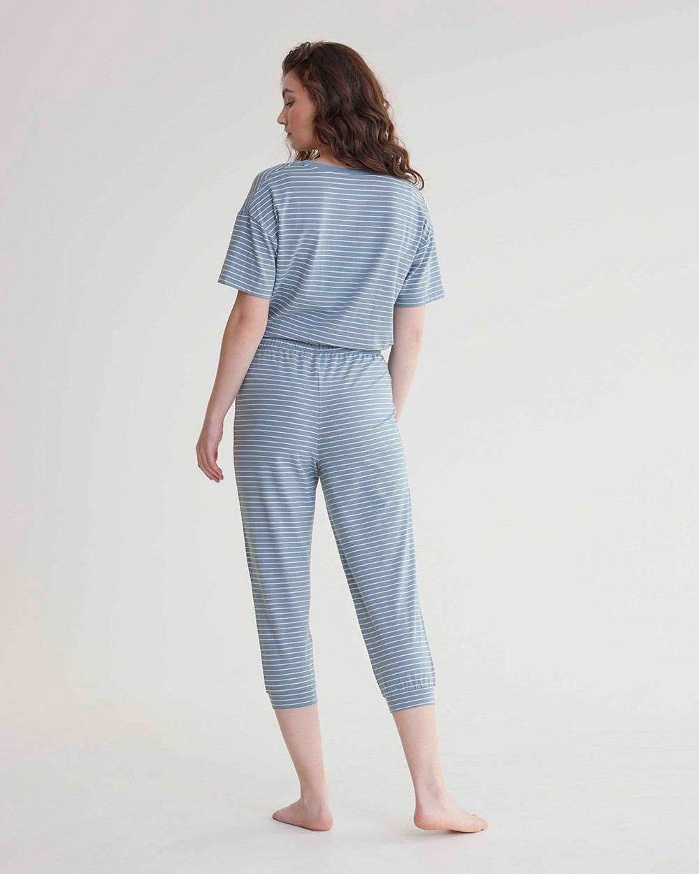 Pantacourt pyjama jogger, R Line