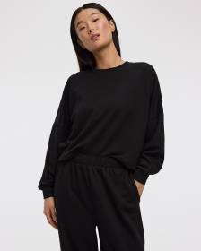 Cropped French Terry Sweatshirt - Hyba