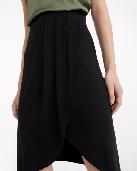 Pull-On Jersey Pencil Skirt