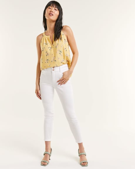 White Skinny Ankle Jeans - Petite
