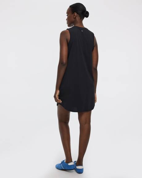 Sleeveless Crew-Neck Dress - Hyba