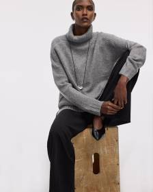 Long-Sleeve Turtleneck Pullover