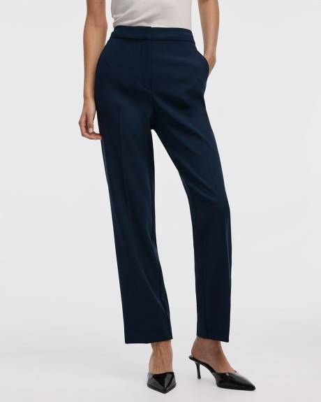 Pantalon à jambe droite et taille haute - Long