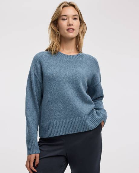 Long-Sleeve Crew-Neck PlushSoft Pullover